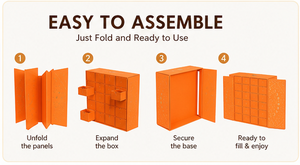 Custom <b>Orange</b> Advent Calendar Box with Drawers Rigid Cardboard Christmas Blind Box Mystery Packaging for Gift Wholesale - Product Image 6