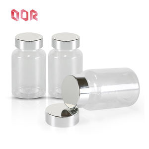 Botellas de pastillas de 100ml, 120ml, 150ml, cápsula de plástico transparente para mascotas, botella de plástico vitamínica con tapa de aluminio - Product Image 3