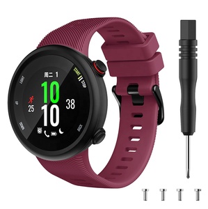 Bracelet de <span class=keywords><strong>montre</strong></span> en caoutchouc de luxe à libération rapide pour <span class=keywords><strong>montre</strong></span> intelligente <span class=keywords><strong>Garmin</strong></span> <span class=keywords><strong>Forerunner</strong></span> <span class=keywords><strong>45s</strong></span> - Product Image 3