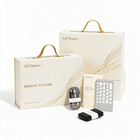 Ensemble cadeau technologique d'entreprise avec logo personnalisé, souris sans fil, clavier, batterie externe pour kit de bienvenue des employés, événement professionnel