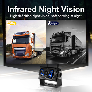 Monitor de 10.1'' para Camión, Autobús, Remolque, 12V 24V, Cámara de Visión Trasera Inalámbrica, Impermeable, Visión Nocturna, Wireless-10.1-x36-S - Product Image 3