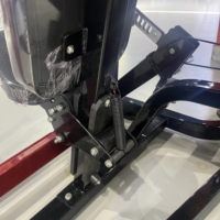 Machine de musculation professionnelle à pression pectorale réglable en métal, à charges individuelles, pour salle de sport, modèle CONRE CA15, vente directe usine