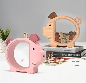 Alcancía de Madera de Alta Calidad, Alcancía para Adultos, Caja de Dinero de Madera - Product Image 2