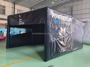 Tente de golf gonflable, Portable, intérieur, extérieur, personnalisé, simulateur de golf, enceinte, <span class=keywords><strong>baie</strong></span> de frappe avec écran - Product Image 3