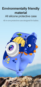 Appareil Photo Enfants X36S Mini Double Objectif 1080P Dessin Animé Dinosaure Caméra Numérique Enfant Adorable Jouet Photo Selfie pour Cadeau Prix - Product Image 6