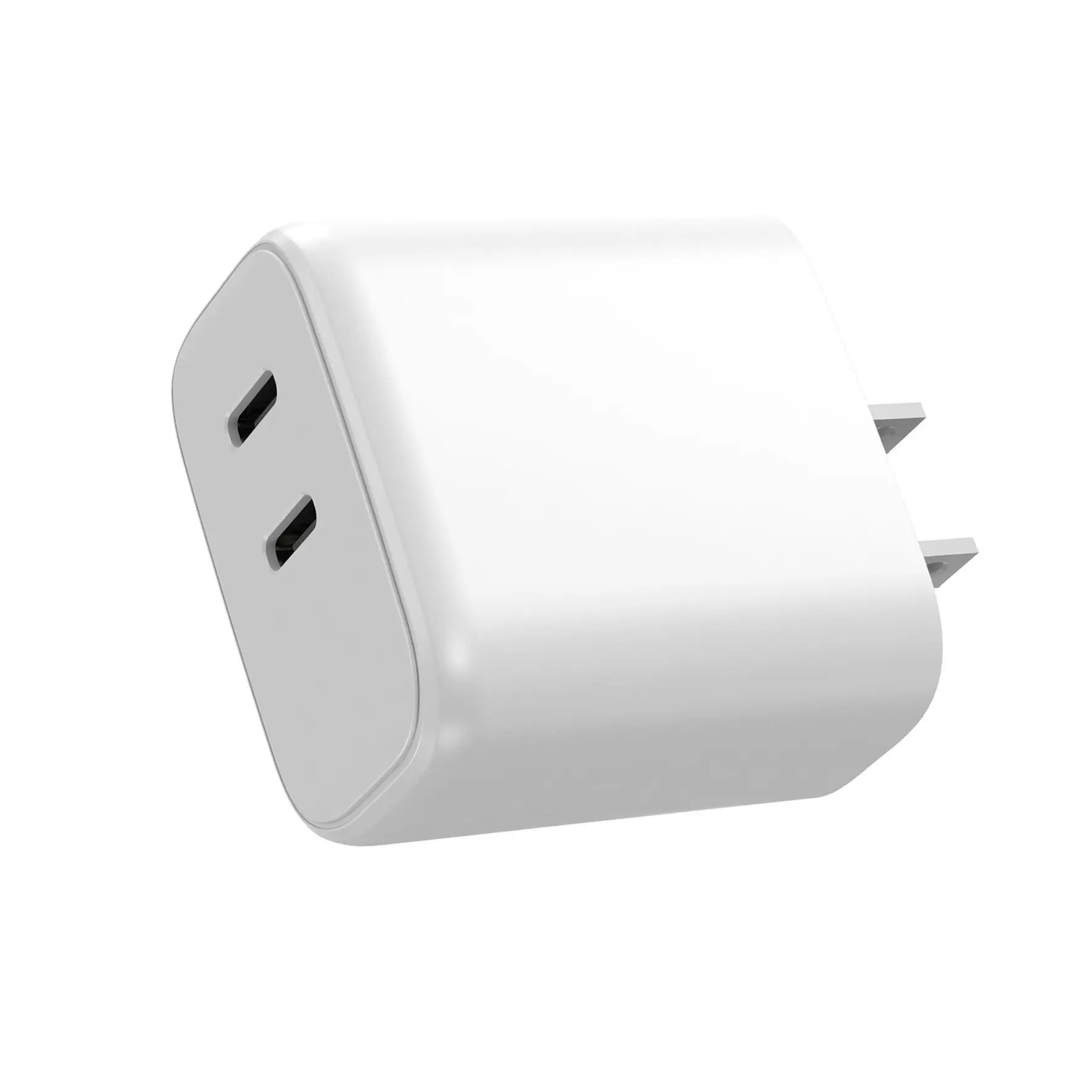 Großhandel 65W Travel Super Fast Charge Dual USB-C 2-Port Schnell ladung Typ C Ladegerät für Laptop Ipad Iphone