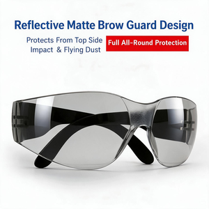 <span class=keywords><strong>Gafas</strong></span> de seguridad con lentes transparentes, sin marco, de una pieza, antivaho, resistentes a impactos, a prueba de polvo, <span class=keywords><strong>gafas</strong></span> protectoras para trabajo industrial, <span class=keywords><strong>gafas</strong></span> de sol - Product Image 4