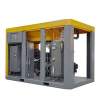 Compresseur d'air BAOSI Airend 500 Cfm Faible bruit 110KW 150HP 12 Bar Compresseur d'air à vis à vitesse fixe avec sécheur d'air