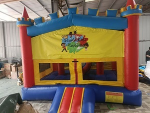 Aire de jeux gonflable d'extérieur Trampoline Château gonflable pour enfants avec toboggan aquatique à <span class=keywords><strong>vendre</strong></span> Matériel PVC de haute qualité - Product Image 5