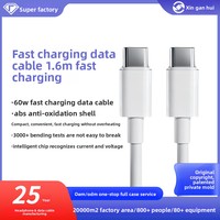 Kabel Data Type-C 60W PD 16m Pengisian Cepat & Transfer Data untuk Ponsel Kompatibel dengan iPhone 17