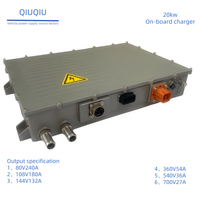 Chargeur embarqué multi-tension 48V 72V 96V 110V 200V 350V 500V pour véhicules électriques, 3.3kW 6.6KW 20kW, pour batterie au lithium