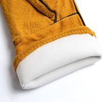 Gants de soudage en cuir de vache renforcé résistant à la chaleur et au feu, plusieurs couleurs, 30 cm, 35 cm, peau de chèvre/mouton, TIG MIG