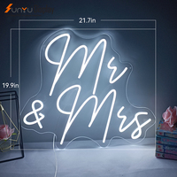 Conception libre personnalisée en gros Mr et Miss Neon Wedding Home Party Decoration Neon Lights
