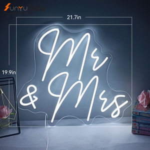 Conception libre personnalisée en gros Mr et Miss Neon Wedding Home Party Decoration Neon Lights - Product Image 5