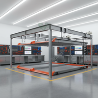 Garage de stationnement automatique à plusieurs niveaux avec système d'équipement mécanique vertical entraîné par moteur