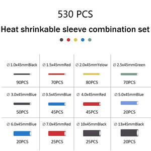 2:1 Schrumpfschlauch-Set mit Dünnwandiger Polyolefin-Isolierung für Kabel und Leitungen - Product Image 5