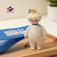 Longzhiyu, 20 ans d'expérience, usine de porte-clés à succès, porte-clés personnalisés avec logo de marque, porte-clés design, porte-clés avec image de personnage d'entreprise