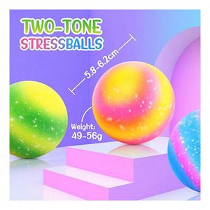 ลูกบอลบีบ TPR แบบใหม่รักษ์โลก สำหรับเล่นเพื่อผ่อนคลาย บรรเทาความเครียด พร้อมสีที่ปรับแต่งได้ - Product Image 6