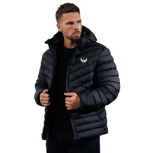 Gilet matelassé léger noir pour homme, fermeture éclair intégrale, gilet isolant chaud pour la randonnée en plein air, veste décontractée d'hiver - Product Image 3