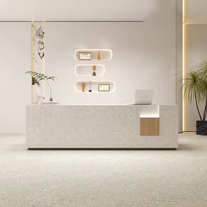 Hiện đại tinh tế bề mặt gỗ chống ô nhiễm gỗ kháng nén cửa hàng di động thiết kế quầy bar - Product Image 3