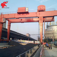 Pont roulant à double poutre de type A5 U pour charges lourdes, 10, 15, 20, 30, 32, 40, 50 tonnes