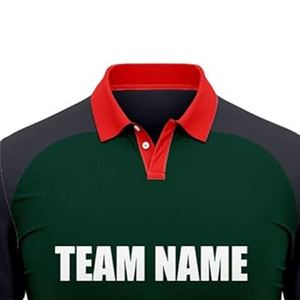 <b>Pakistan</b> High Quality Sublimated Printing Mens New Design Sportswear Uniforms Wholesale Polo <b>Shirt</b> Custom <b>Cricket</b> Jersey - Product Image 4