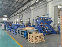 Transpalette en bois américaine multifonction 48*40 cloueuse limon en bois Euro ligne de production de palettes en bois