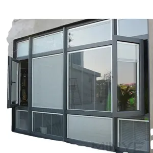 铝框设计铝平开窗图片窗