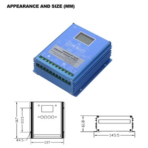 ตัวควบคุมพลังงานลมและพลังงานแสงอาทิตย์แบบไฮบริด 2000W HECR ตัวควบคุมพลังงานแสงอาทิตย์ MPPT ตัวควบคุมการชาร์จพลังงานแสงอาทิตย์ LS-HECR MPPT Regulator - Product Image 3