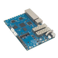 Banana Pi BPI-R3 Carte de développement de routeur open source, système d'exploitation Linux, prend en charge Wi-Fi 6/6E 2.5GbE SFP MediaTek MT7986 (Carte Filogic)