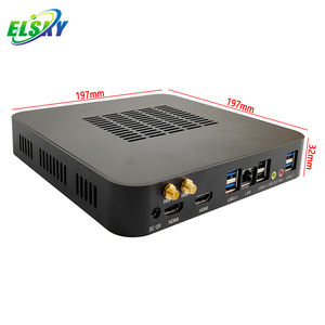 ELSKY HD4008 HS Code 84714100 กล่องคอมพิวเตอร์ 12V พร้อมซีพียู Skylake Core I7 I7-6700HQ Quad Cores TPM2.0 Secure Boot DDR4 M.2 Wifi - Product Image 5