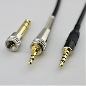 Tất Cả Các Kim Loại <span class=keywords><strong>Dc3.5</strong></span> Để Dc6.35trs Cáp Âm Thanh Adapter 3.5Mm AUX Cáp Cho Loa Xe Microphone HDTV - Product Image 5