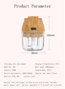 Mini Licuadora Portátil USB para Bebés, Tazón Mezclador de Acero Inoxidable con Motor de Cobre, Carcasa de ABS, Mini Licuadora para Alimentos de Bebé - Product Image 2