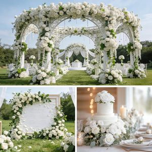 Flores Artificiales al por Mayor, Ramo <span class=keywords><strong>de</strong></span> Rosas <span class=keywords><strong>de</strong></span> Seda Falsas, Proveedor, Fabricante, Directo <span class=keywords><strong>de</strong></span> Fábrica, Barato, Personalizado, Decoración para Bodas y Hogar - Product Image 6