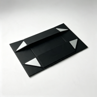 Boîte cadeau pliable à fermeture magnétique personnalisée en usine, blanche, noire, rose, boîte d'emballage magnétique pliable de luxe pour vêtements