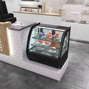 Refrigerador Comercial para Exhibición de Cupcakes, Pasteles y Sándwiches con Enfriamiento por Aire, <span class=keywords><strong>Encimera</strong></span> de Acero Inoxidable - Product Image 2