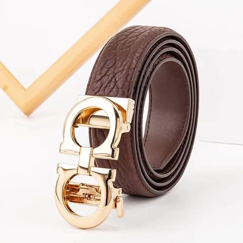 High quality Luxury Leather Famous Ladies Waist belt men and women designer belts
