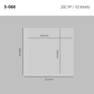 Carpeta de Anillas RINGNOTE Blanca de 30*30cm, de Alta Calidad, Popular, de Gran Capacidad, para Fotografía de Ídolos de Kpop, Música, Películas, Arte - Product Image 3