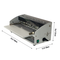 Machine automatique multifonctionnelle H500 personnalisée Machine électrique à perforer pliante pour couper les plis et les plis.