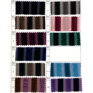 Hai Giai Điệu Đôi Màu Stretchy Warp <span class=keywords><strong>Knit</strong></span> Sọc Vải Nhung Cho Quần - Product Image 6
