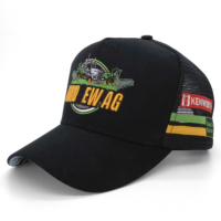 Casquettes personnalisées avec broderie 3D et impression d'étiquettes, casquettes de camionneur à profil haut, casquettes de baseball en maille à 5 panneaux, casquettes de camionneur pour adultes pour l'extérieur