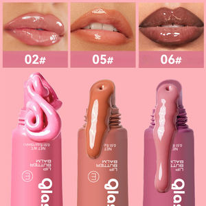 Baume à lèvres liquide hydratant avec logo personnalisé, beurre à lèvres végétalien, huile à lèvres aromatisée aux fruits, SPF, gloss à lèvres en marque privée - Product Image 4