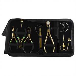 Kit profesional para remover extensiones de cabello con pinza de presión para microperlas y cinta adhesiva, cortador de queratina y perlas. - Product Image 1
