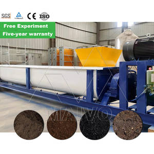 High Speed Stainless Steel Horizontal Mixer Animal Cattle Manure Fertilizer Mixer <b>Machines</b> - Product Image 1