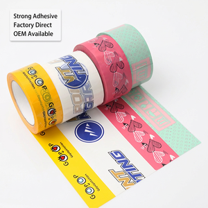 New Trend Skilled Technology Custom Logo Printed Eco Friendly Packaging Bopp Packing <strong>Tape</strong> Clear <strong>Plastic</strong> Wrap <strong>Tapes</strong> - Product Image 3