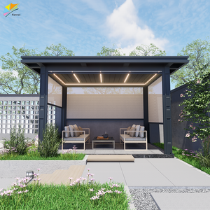 Aluminio Para Con <span class=keywords><strong>Lamas</strong></span> Motorizzata Pergolas Bioclimatica in Para Y Gazebos Wasserdicht De <span class=keywords><strong>Madera</strong></span> Esterno <span class=keywords><strong>Exterior</strong></span> - Product Image 5