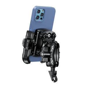 <span class=keywords><strong>Support</strong></span> de téléphone pour moto Kewig, flexible, antichoc, en alliage d'aluminium, anti-vibration, pour rétroviseur, fixation rapide - Product Image 4