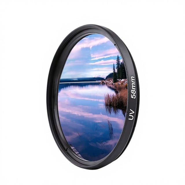 High-Definition 58mm UV Filter for and for R50 M50 Second-Generation Camera Lens Protective Dust-Proof
