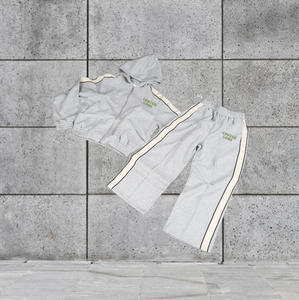 Conjunto Deportivo de Dos Piezas con Capucha para Hombre, de Poliéster/Algodón Grueso, Talla Grande, Ecológico, Transpirable, para Invierno - Product Image 2