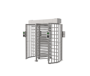 Tourniquet à hauteur totale à voie simple ou double 304S avec contrôle d'accès par reconnaissance faciale, portail rotatif pour atelier - Product Image 5